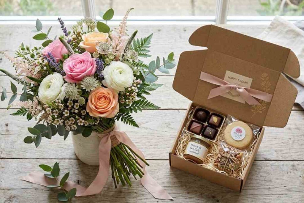 Flower and Hamper Combo